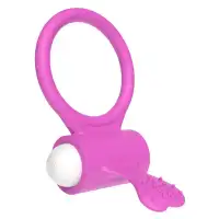 Изображение Lovetoy, Китай Виброкольцо пурпурное Power Heart Clit Cockring
