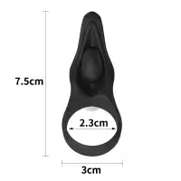 Фото Lovetoy, Китай Виброкольцо Power Clit Silicone Cockring черное