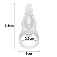 Изображение Lovetoy, Китай Виброкольцо Power Clit Silicone Cockring белое