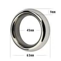 Изображение Lovetoy, Китай Металлическое эрекционное кольцо Stainless Steel Metal Silver Cockring 45 мм