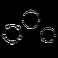Фото Lovetoy, Китай Набор эрекционных колец Power Plus Triple Beaded Ring Set