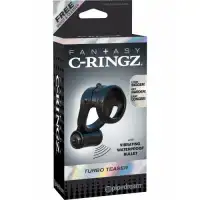 Фото PipeDream, США Двойное эрекционное кольцо с вибрацией Fantasy C-Ringz Turbo Teazer