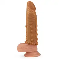 Изображение Lovetoy, Китай Удлиняющая насадка на пенис X-Tender Penis Sleeve мулат + 5 см