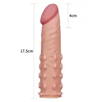 Фото Lovetoy, Китай Удлиняющая насадка на пенис X-Tender Penis Sleeve телесная + 5 см