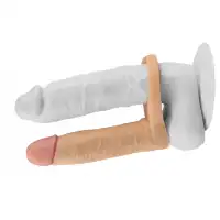Изображение Lovetoy, Китай Насадка для двойного проникновения с вибрацией The Ultra Soft Double 15 см