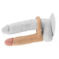 Изображение Lovetoy, Китай Насадка для двойного проникновения с вибрацией The Ultra Soft Double 14 см