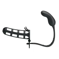 Фото Pretty Love, Китай Насадка силиконовая Pretty Love с анальным вибростимулятором