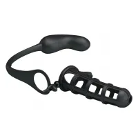 Фото Pretty Love, Китай Насадка силиконовая Pretty Love с анальным вибростимулятором