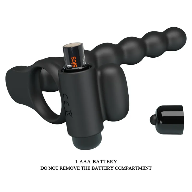 Фото Pretty Love, Китай Насадка для двойного проникновения с виброкольцом Hercules