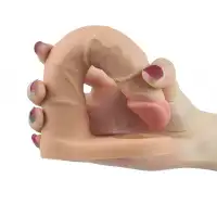 Фото Lovetoy, Китай Насадка для двойного проникновения с вибрацией The Ultra Soft Double 17 см