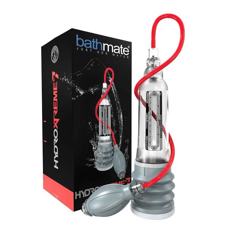 Изображение Bathmate, Великобритания Гидропомпа Bathmate HydromaxXtreme7 (Xtreme X30) для увеличения пениса прозрачного цвета