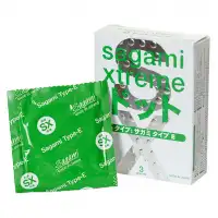 Изображение Sagami, Япония Презервативы с пупырышками ультратонкие Sagami Xtreme Type-E 3 шт