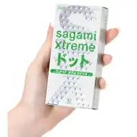 Изображение Sagami, Япония Презервативы с пупырышками ультратонкие Sagami Xtreme Type-E 10 шт