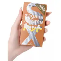 Фото Sagami, Япония Презервативы усиливающие ощущения Sagami Xtreme Feel Up 10 шт