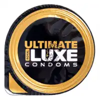 Изображение Luxe Презерватив черный Luxe Black Ultimate Болт На 32 с ароматом вишни