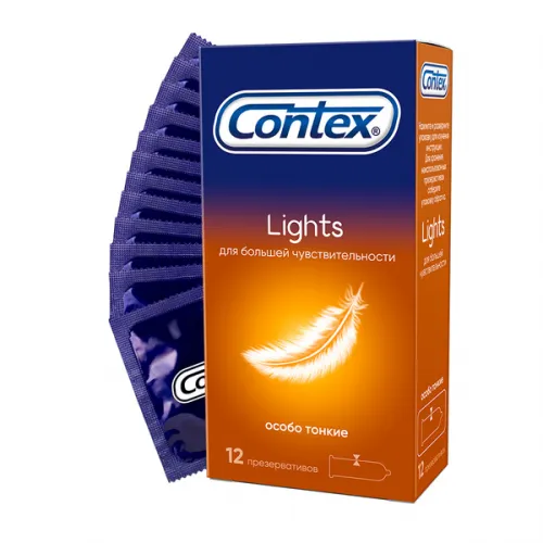 Фото Contex, Россия Презервативы Contex №12 Lights особо тонкие