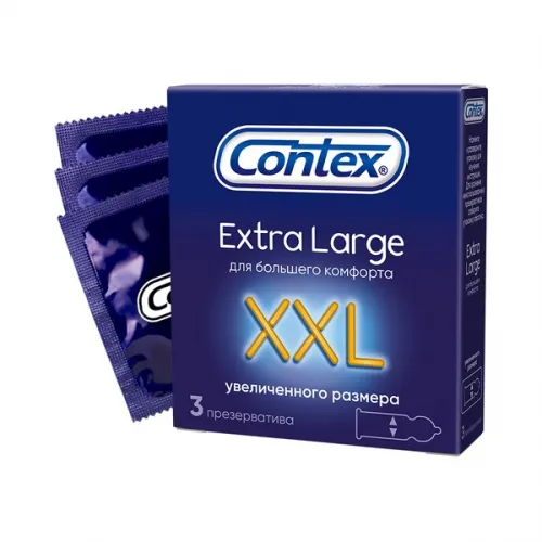 Фото Contex, Россия Презервативы Contex №3 Extra Large увеличенного размера