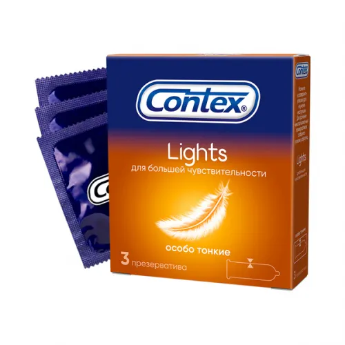 Фото Contex, Россия Презервативы Contex №3 Lights особо тонкие