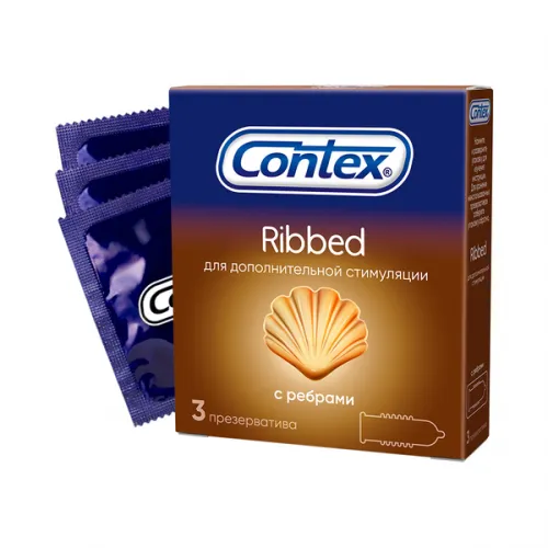Изображение Contex, Россия Презервативы Contex №3 Ribbed с ребрами