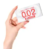 Изображение Sagami, Япония Полиуретановые презервативы Sagami Original 0,02 2 шт
