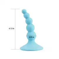 Фото Lovetoy, Китай Голубая анальная втулка Lure Me small