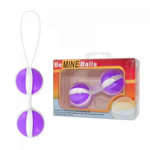 Фото Baile, Китай Вагинальные шарики Be Mine Balls фиолетовые