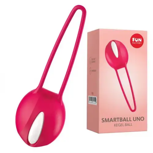 Изображение Fun Factory, Германия Шарик вагинальный Fun Factory Smartball Uno красно-белый