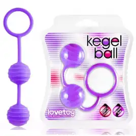 Вагинальные шарики Kegel ball фиолетовые