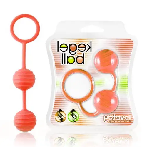 Фото  Шарики вагинальные Kegel ball оранжевые