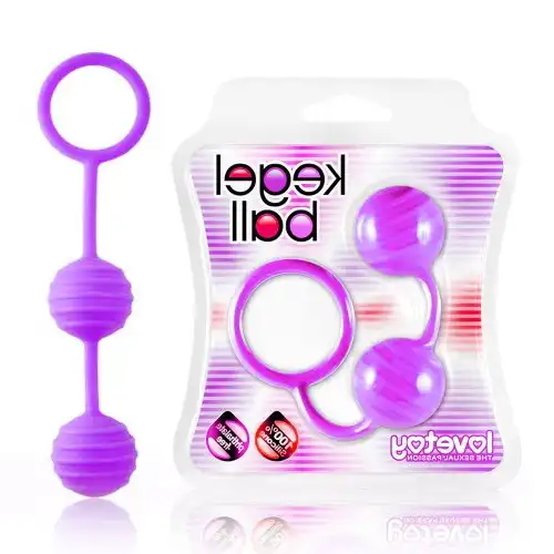 Фото  Шарики вагинальные Kegel ball пурпурные
