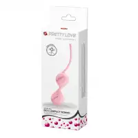 Фото Pretty Love, Китай Вагинальные шарики со смещённым центром тяжести Pretty Love Kegel Tighten Up I розовые