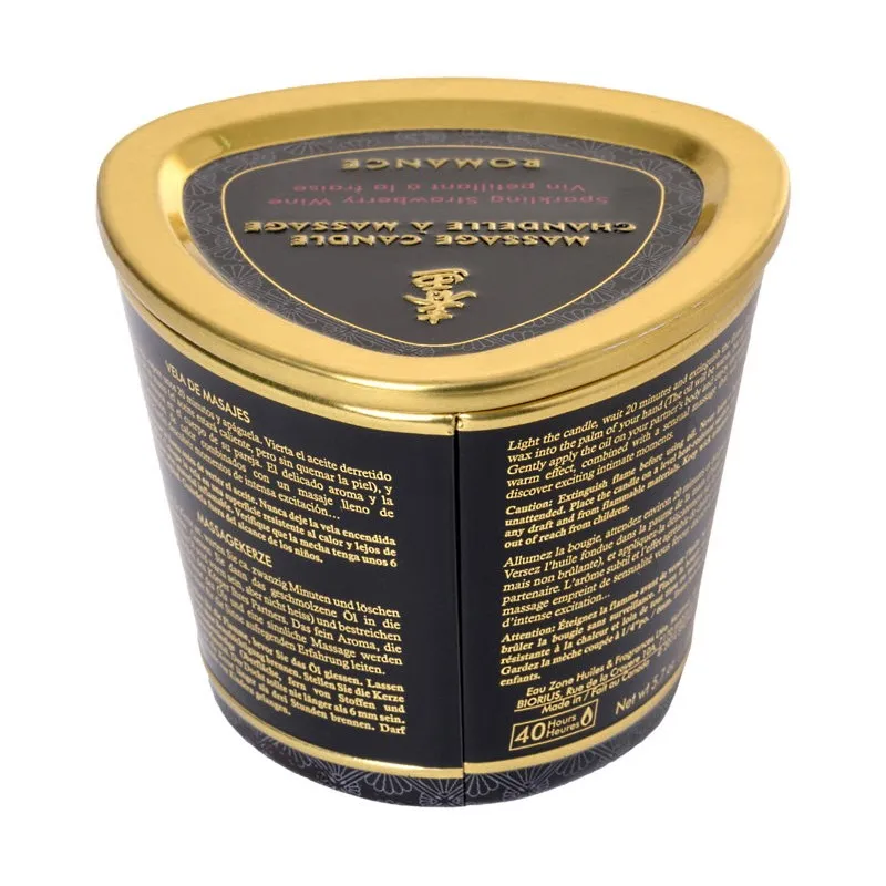 Фото Shunga, Канада Массажное аромамасло Shunga Romance Sparkling Strawberry Wine c ароматом клубники и шампанского 170 мл