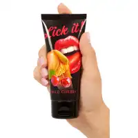 Изображение Orion, Германия Гель съедобный Lick It дикая вишня 100 мл