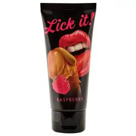 Гель съедобный Lick It малина 100 мл