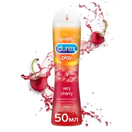 Изображение Durex, Китай Гель-смазка Durex Play Very Cherry со вкусом вишни 50 мл