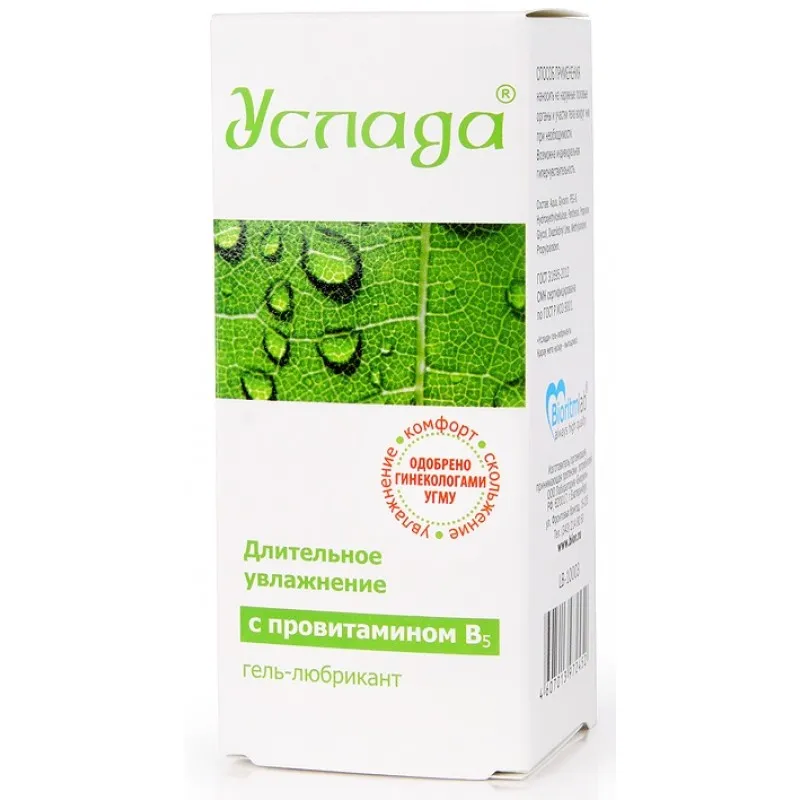 Изображение Биоритм, Россия Гель-лубрикант Услада с провитамином В5 30 гр