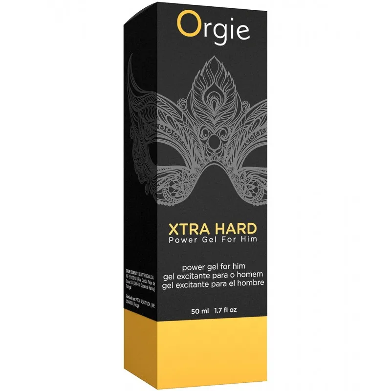 Фото Orgie, Португалия Стимулирующий гель для усиления эрекции Orgie Xtra Hard Power Gel for Him с экстрактом паприки 50 мл
