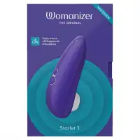 Фото Womanizer, Германия Компактный бесконтактный стимулятор клитора Womanizer Starlet 3 Indigo