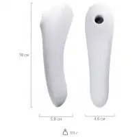 Изображение Satisfyer, Германия Клиторальный смарт-стимулятор с вибрацией Satisfyer Dual Pleasure белый