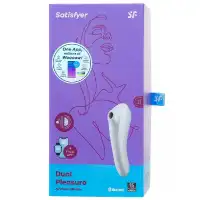 Изображение Satisfyer, Германия Клиторальный смарт-стимулятор с вибрацией Satisfyer Dual Pleasure белый