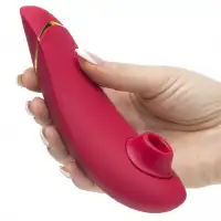 Изображение Womanizer, Германия Бесконтактный вакуумно-волновой стимулятор клитора Womanizer Premium красный