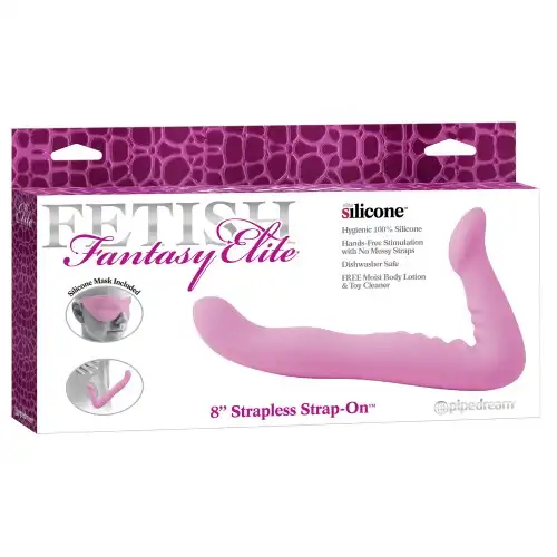 Фото PipeDream, США Безремневой страпон FF Elite 8 Strapless Pink