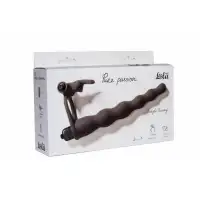 Изображение Lola Toys, Россия Вибронасадка для двойного проникновения Pure Passion Jungle Bunny черная