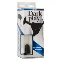 Фото Lola Toys, Россия Трусы для страпона Dark play со шнуровкой