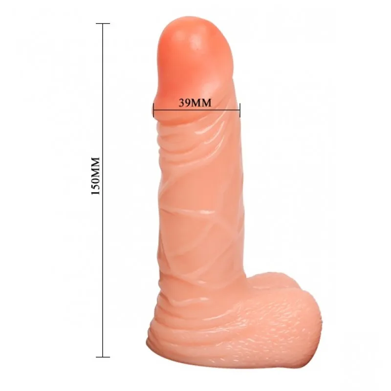 Фото Baile, Китай Реалистичный страпон с мошонкой на трусиках 15 см