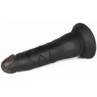 Изображение Lovetoy, Китай Страпон черный Easy Strapon Set 19 см