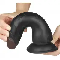 Изображение Lovetoy, Китай Страпон черный Easy Strapon Set 19 см
