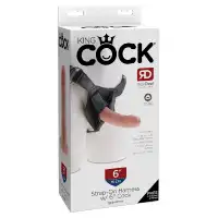 Изображение PipeDream, США Страпон на виниловых трусиках King Cock Strap on Harness with Cock 15 см