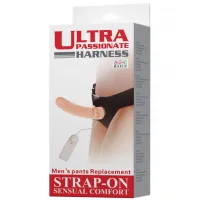Фото Baile, Китай Страпон с клиторальным отростком и ротацией Ultra Harness 20 см
