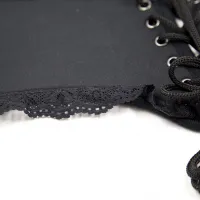 Изображение KISSEXPO Черные трусики с кружевом для страпона